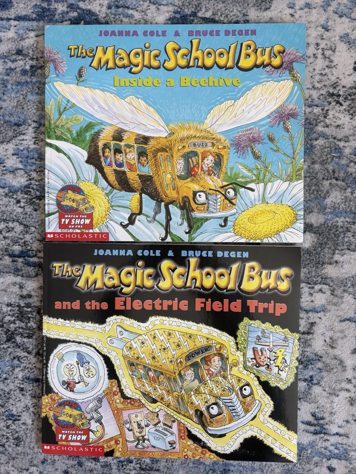 22 Magic School Bus Vintage Science Books Joanna Cole Bruce Degen PBS