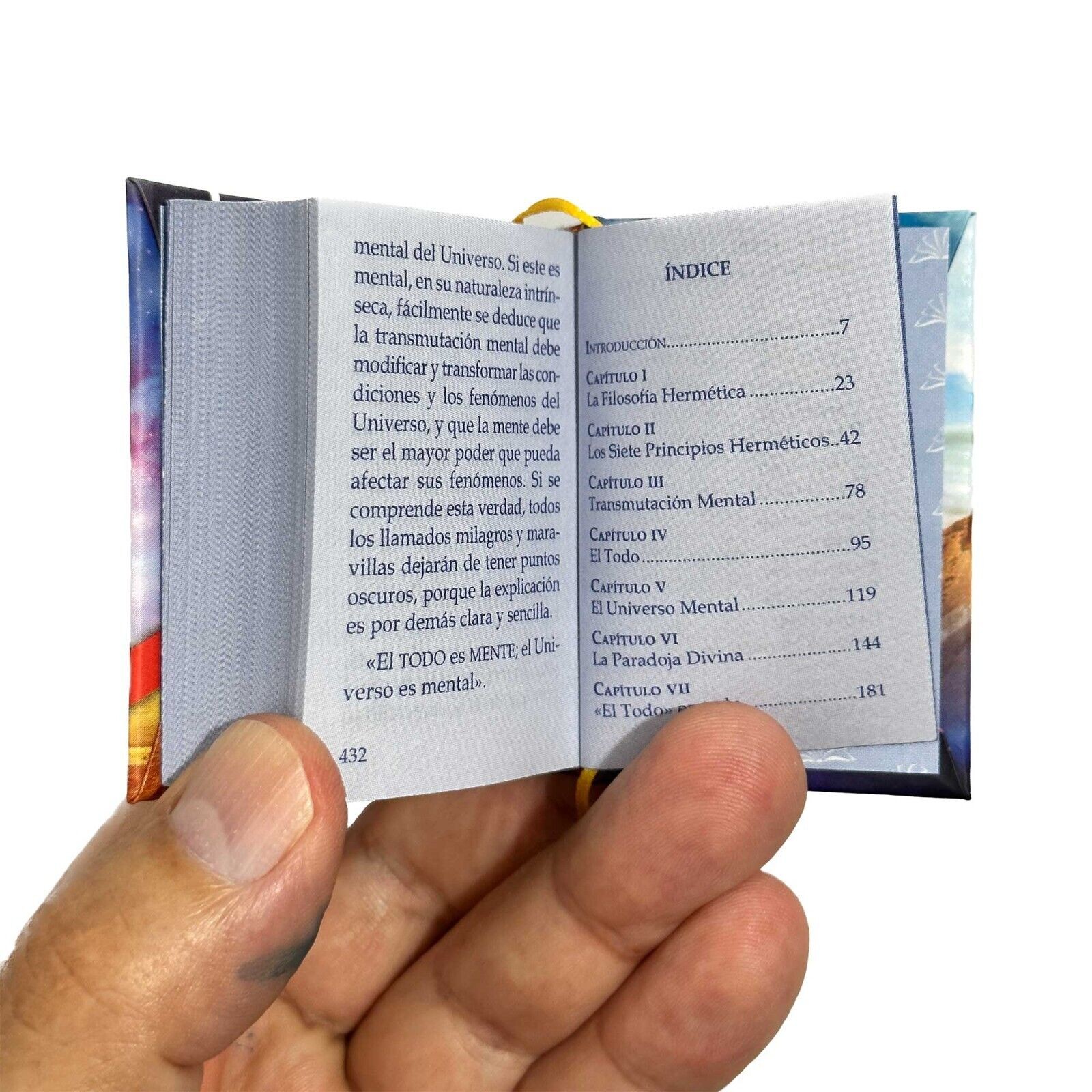 El Kybalion, sabiduria antigua Grecia y Egipto mini book 2.65&Prime; high 432 pages HC