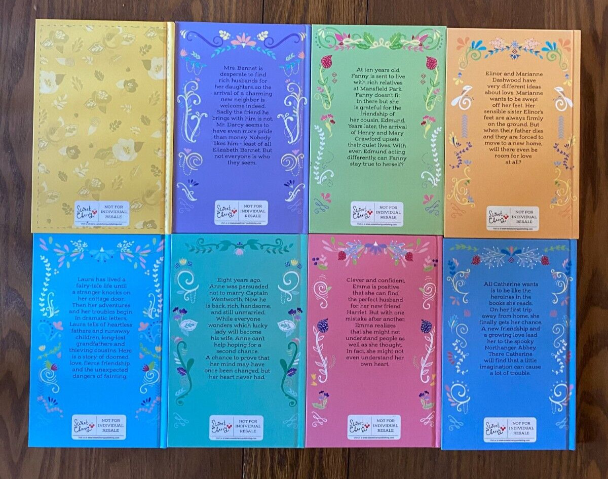 Jane Austen Children&rsquo;s Stories 7 mini novels + 1 Journal 2022 Complete Set of 8