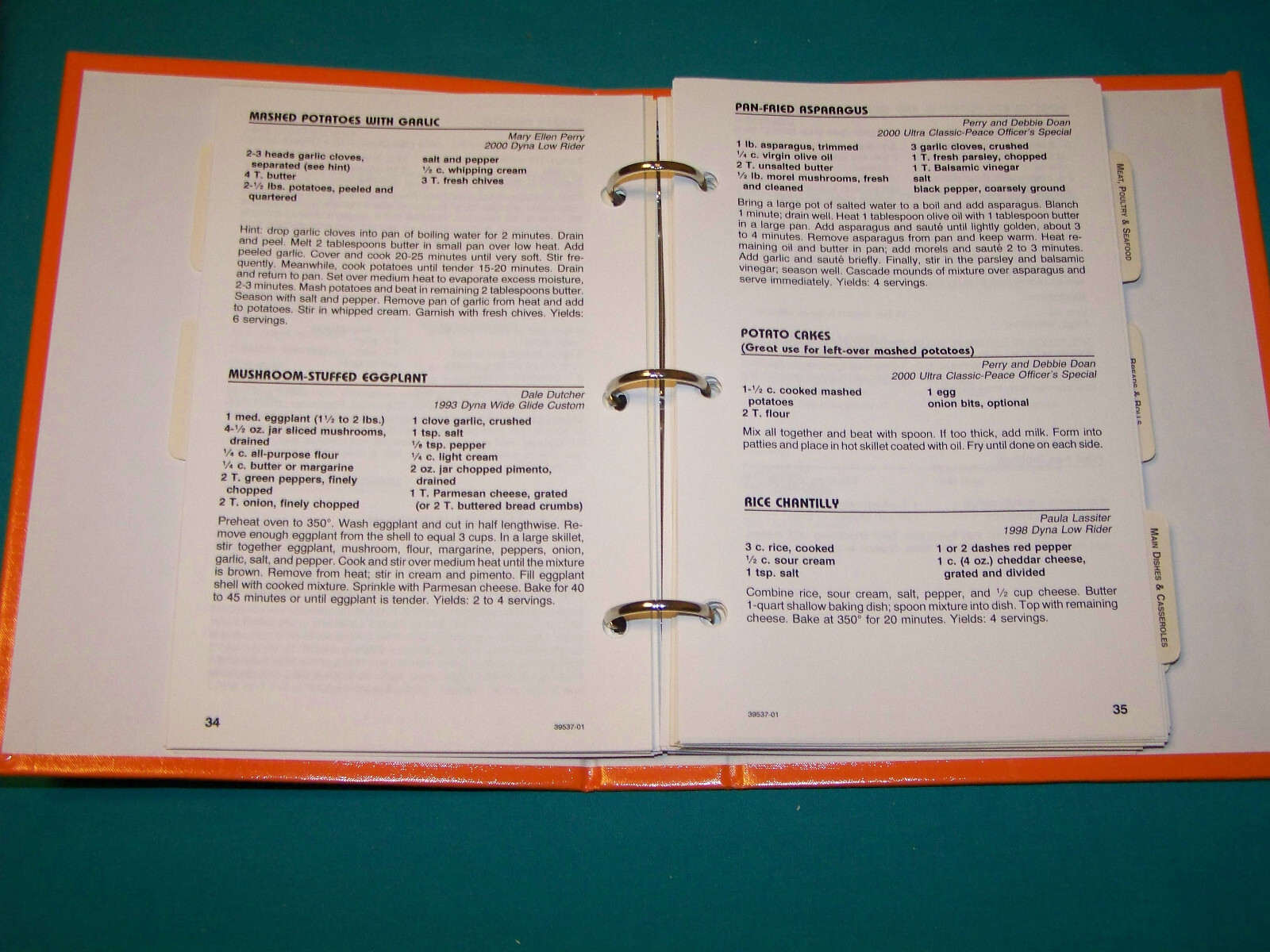 Ladies of Harley Raleigh HOG Cookbook Food, Friends and Motorcycles 2001 Photos