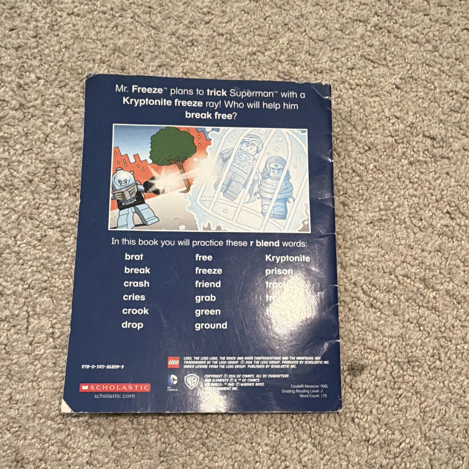 Scholastic LEGO DC Super Heroes Phonics Pack 2 Lot of 5 PB Illustrated Ages 4-8
