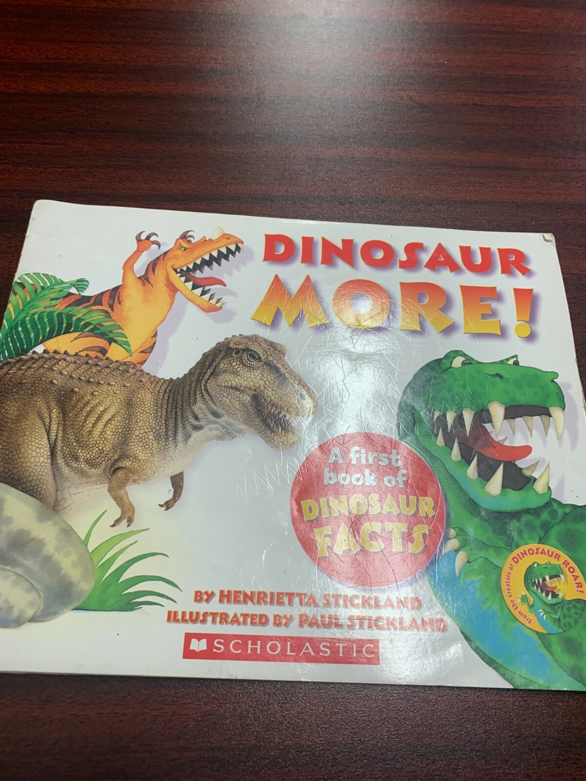 Dinosaur More!: A First Book of Dinosaur Facts by Henrietta Stickland GOOD