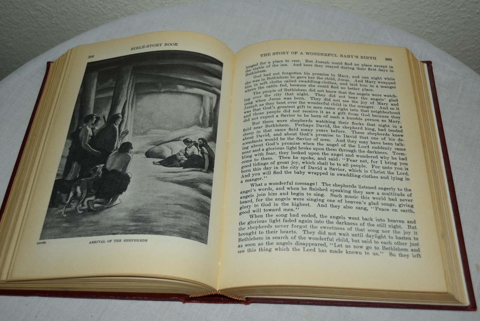 1947 EGERMEIRER&rsquo;S BIBLE STORY HB Edition BOOK Illustrations Maps 608+ Pages