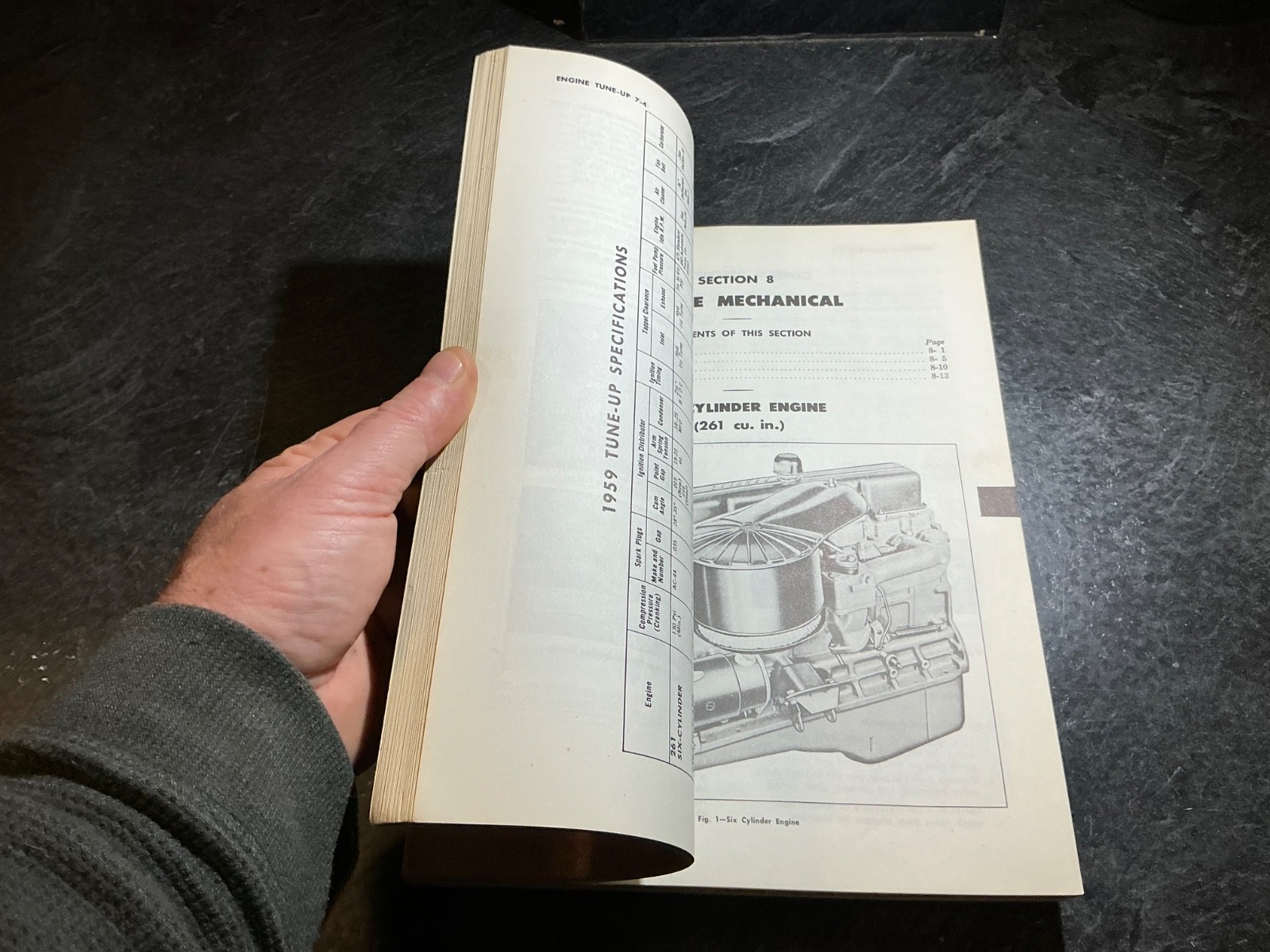 1959 Pontiac 7000 Series Maintenance Manual Parisienne Laurentian Strato-Chief