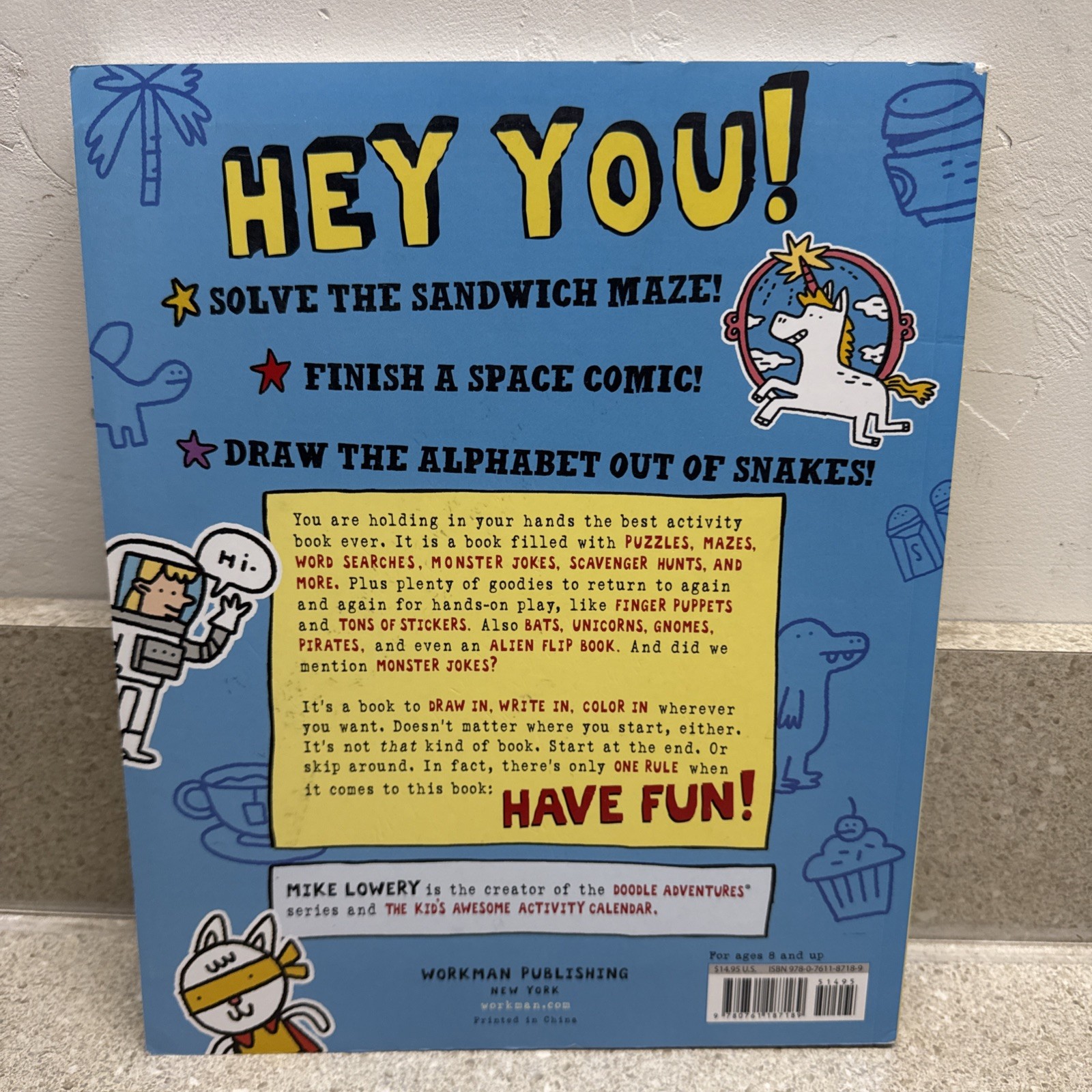 Kid&rsquo;s Awesome Activity Book : Games! Puzzles! Mazes! and More! by Mike Lowery…