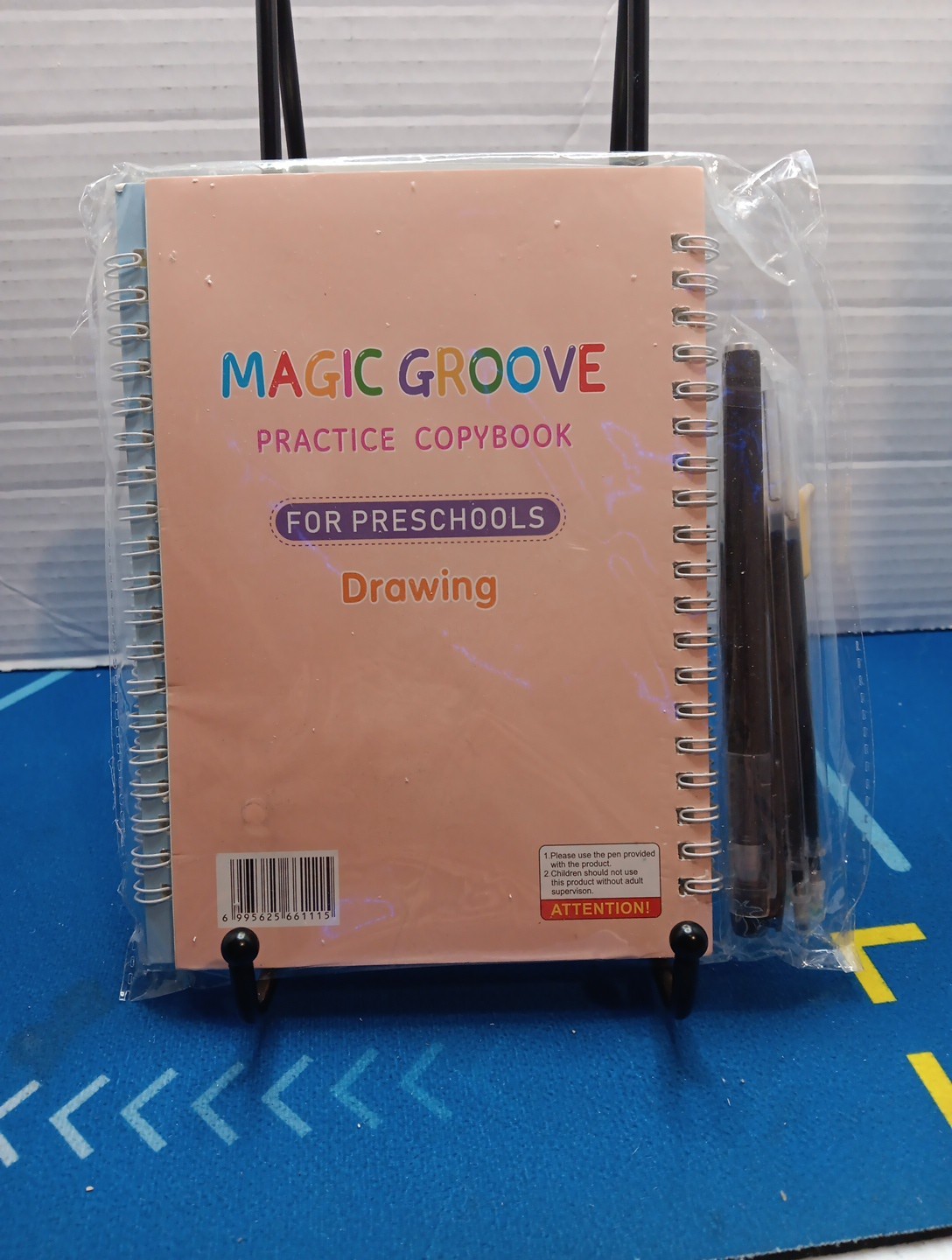 4Pc Groove Books for Kids,Magic Practice,Reusable Handwriting Workbook Kids 3+