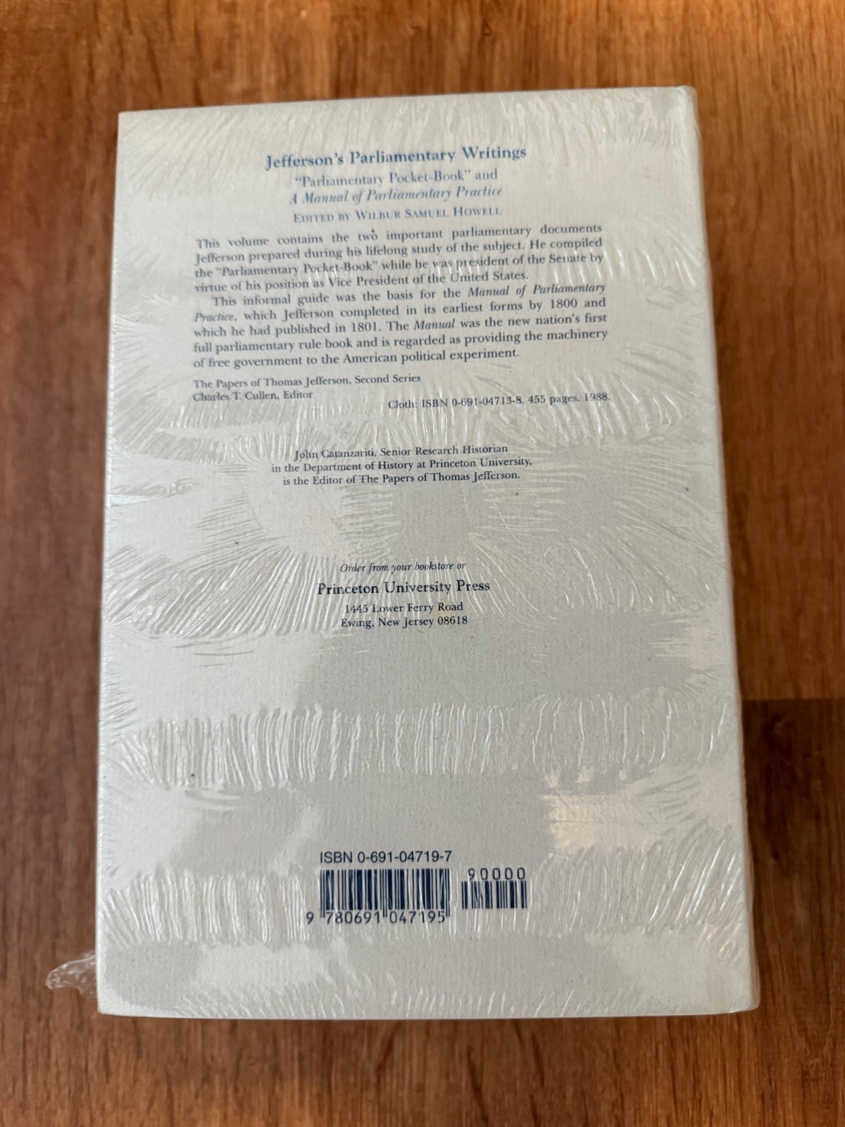 The Papers of Thomas Jefferson: Jefferson&rsquo;s Memorandum Books HC Box Set 1988