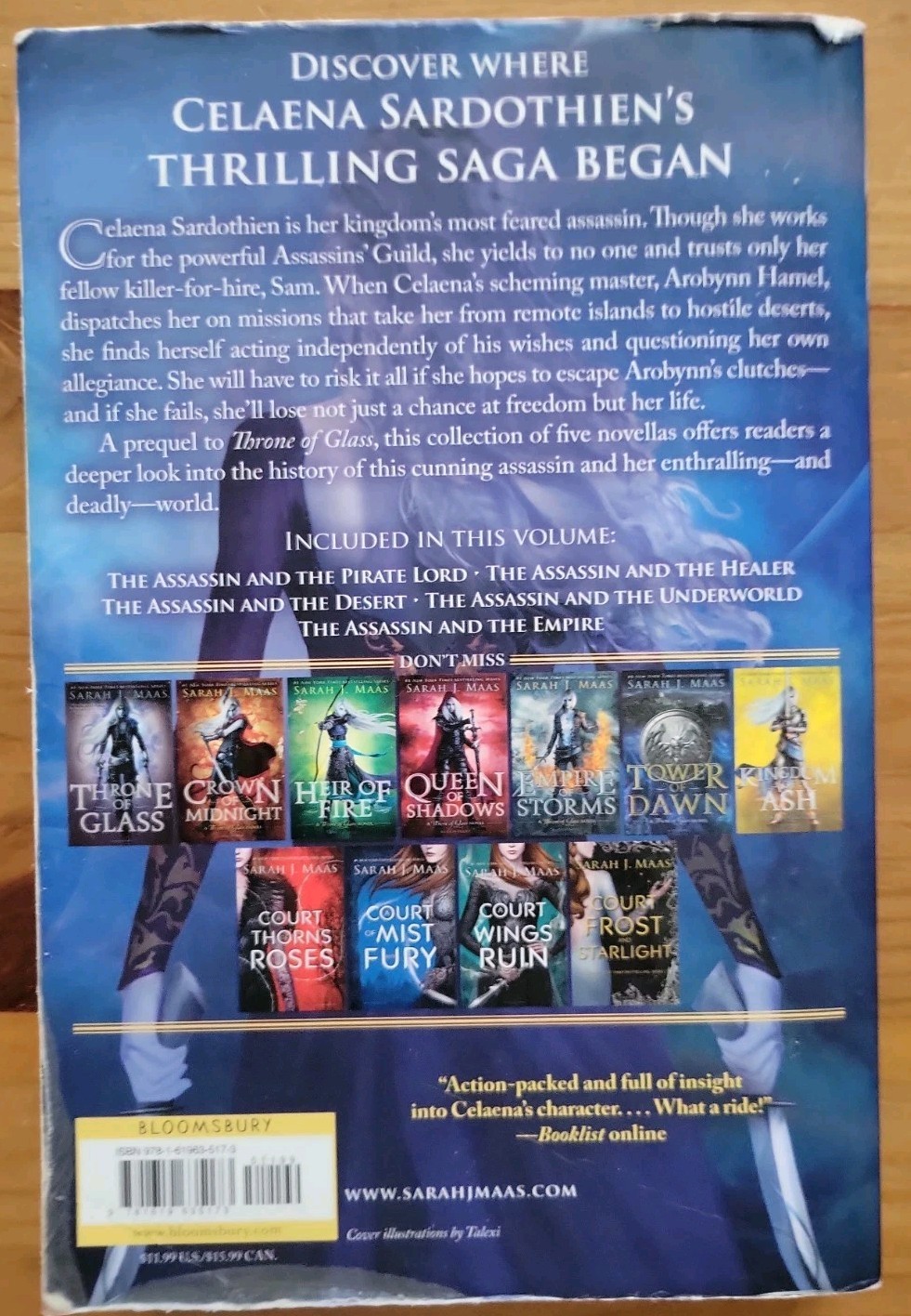 Assassin&rsquo;s Blade By Sarah J. Maas – OUT OF PRINT EDITION