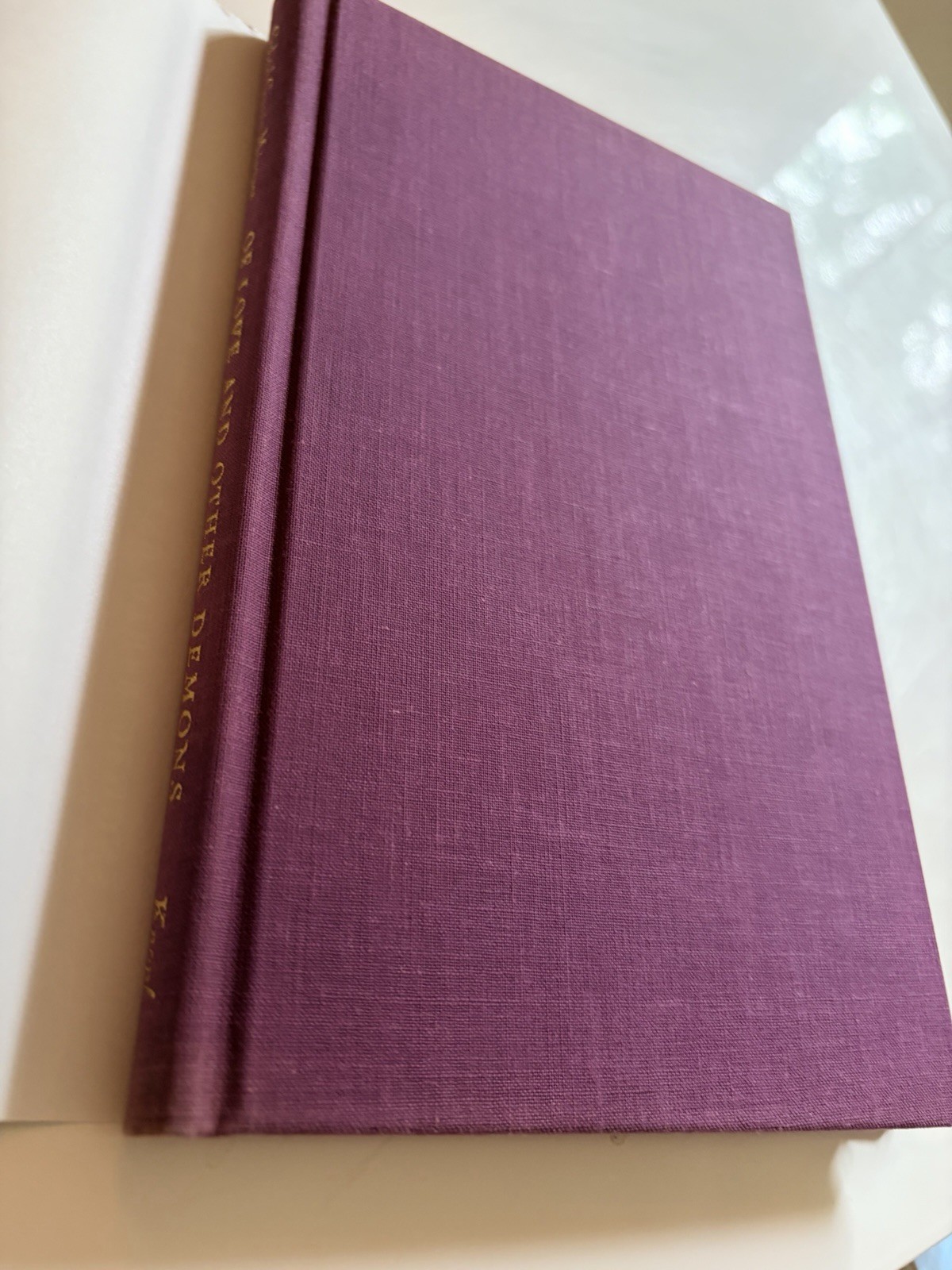Of Love and Other Demons by Gabriel García Márquez 1st DJ HC 1995 First Edition