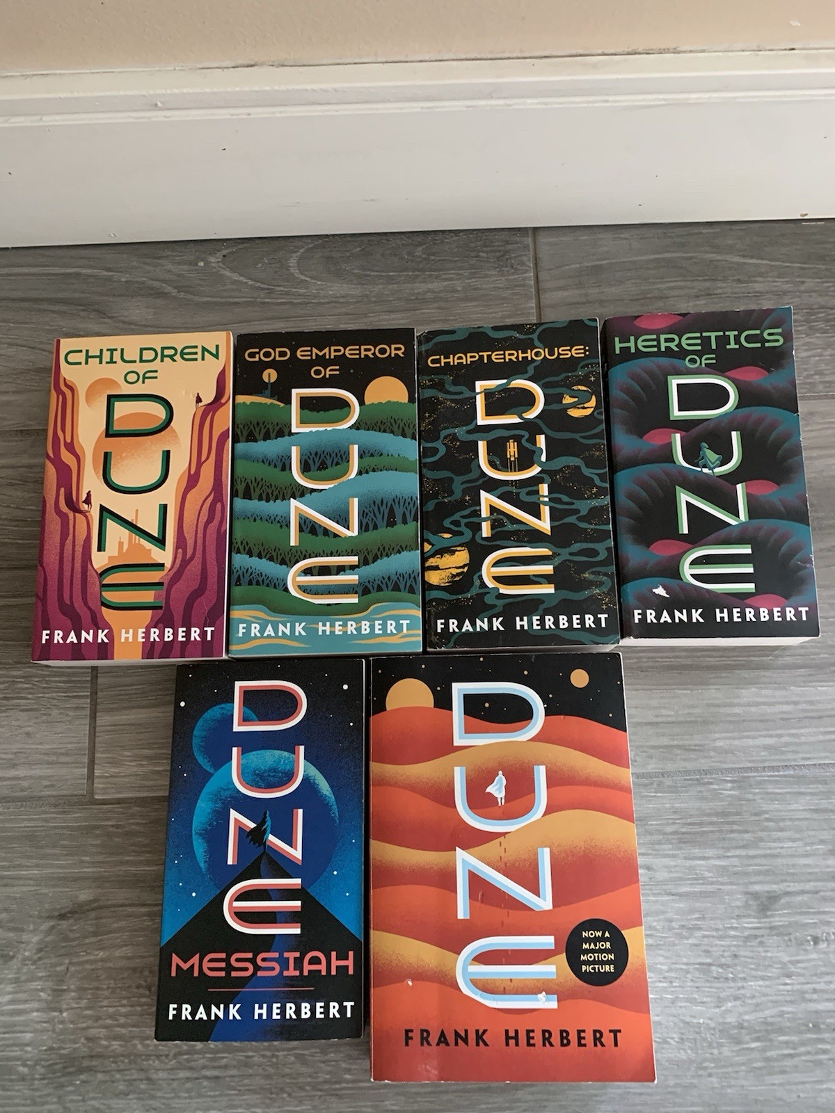 Complete Dune Series 6 Book Set Paperback Frank Herbert ACE – VINTAGE SCI FI