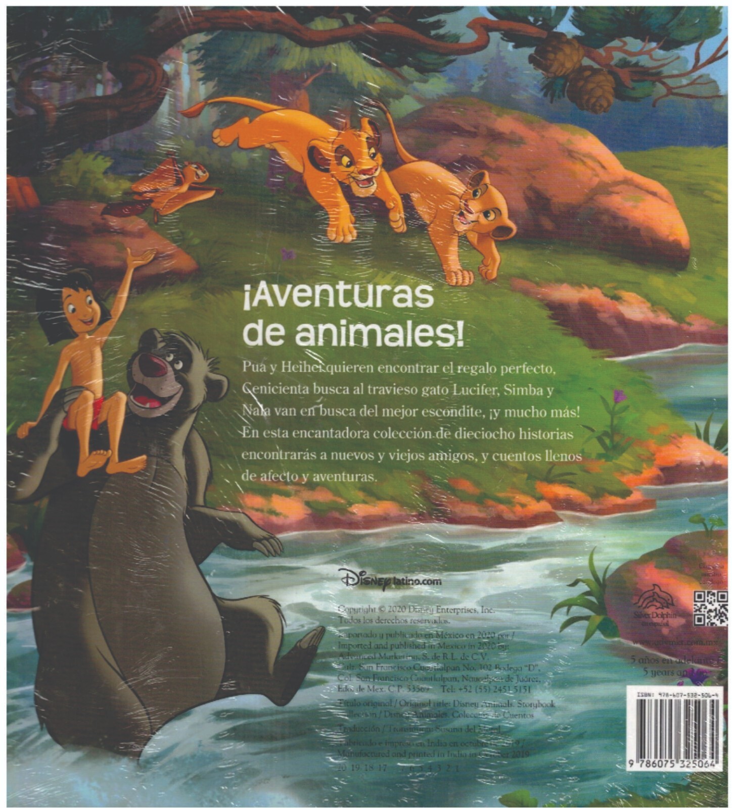 LIBRO « COLECCIÓN DE CUENTOS DISNEY ANIMALES » EN ESPAÑOL