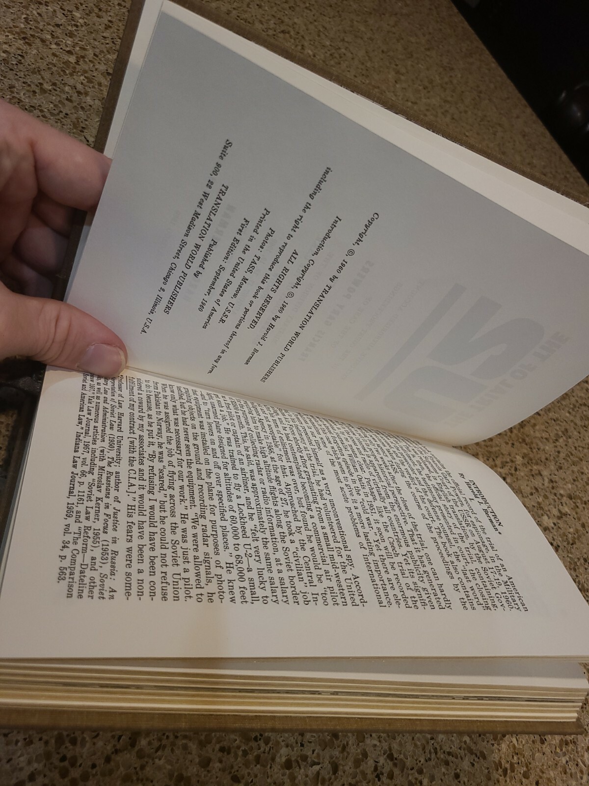 The Trial of the U2, Alan Dershowitz Gryphon Editions Notable Trials Library