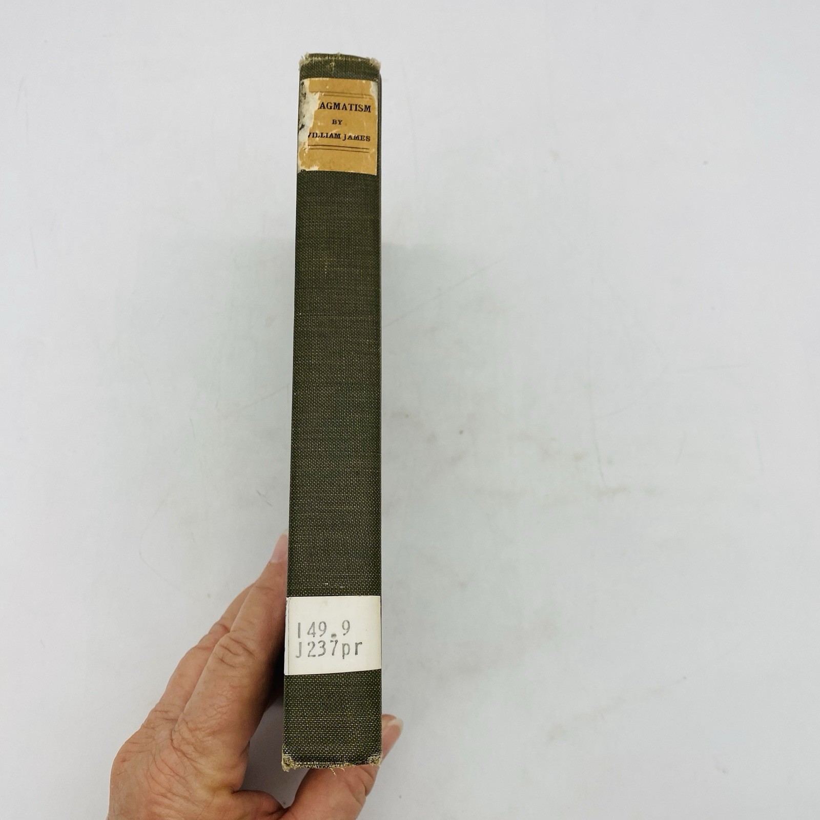 Pragmatism New Name for Some Old Ways of Thinking William James 1919 Hardcover