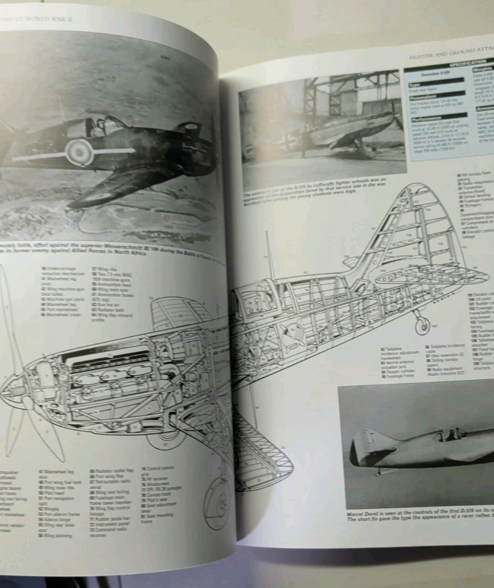 Aircraft Anatomy of World War II / Technical Drawings of Aircraft of WW II