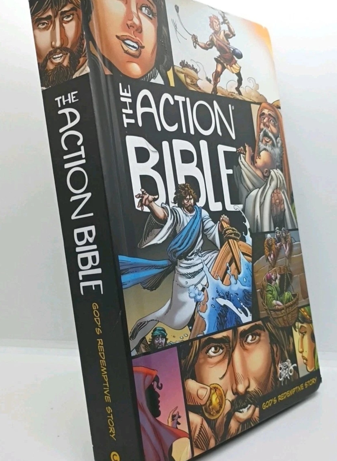 The Action Bible God&rsquo;s Redemptive Story Illust Sergio Cariello