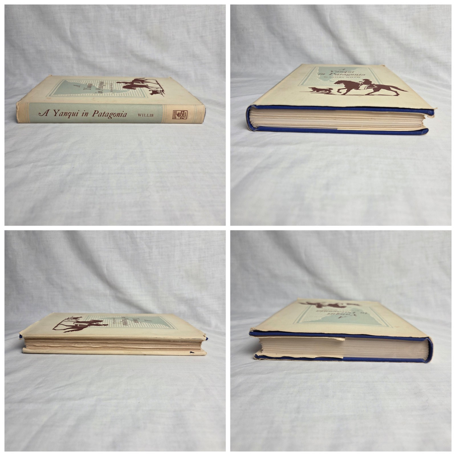 A Yanqui in Patagonia by Bailey Willis Hardcover Book Vintage Argentina Geology