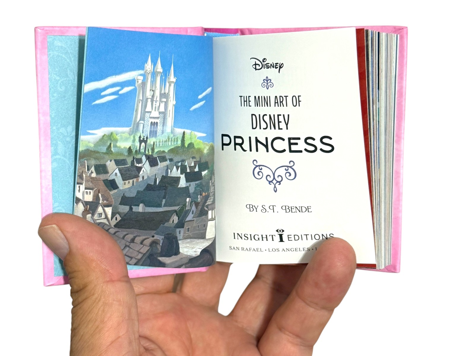 The Mini Art of Disney Princess mini book 304 pg w/color illustrations hardcover