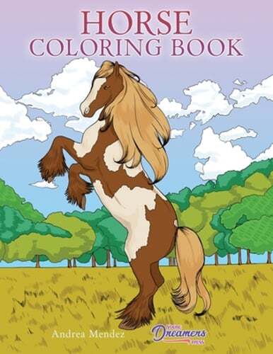 Horse Coloring Book: For Kids Ages 9-12 by Young Dreamers Press: New