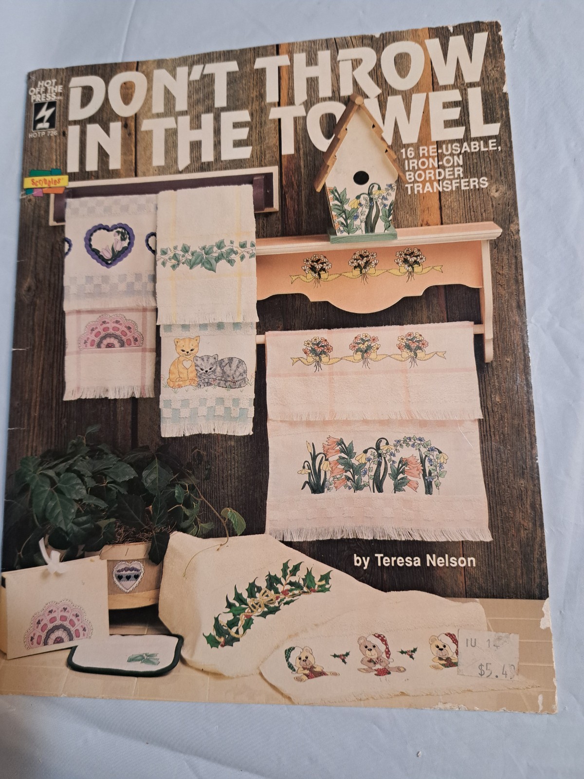 Don&rsquo;t Throw in the Towel 16 Iron-On Transfers Hand Towels Arts & Crafts