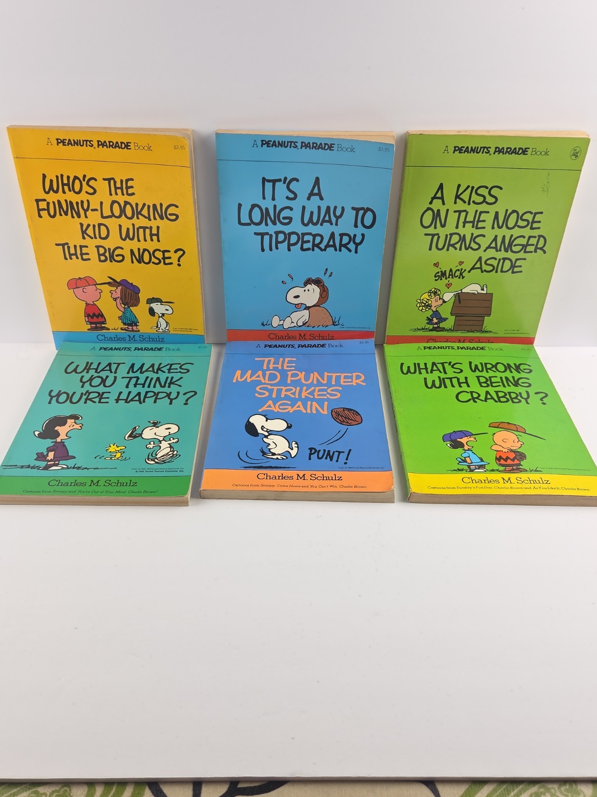 Lot of 12 Vintage Peanuts Parade Books Charles M. Schulz Snoopy Charlie Brown