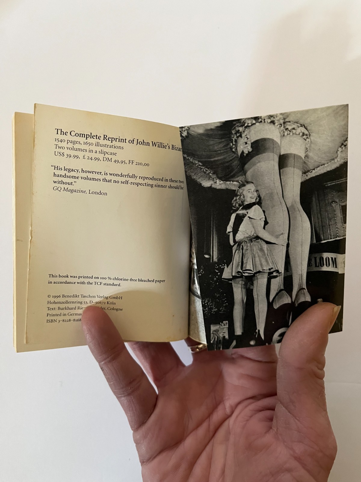John Willie&rsquo;s Bizarre [Amuse-gueule]. Taschen Mini-Book. 1996.