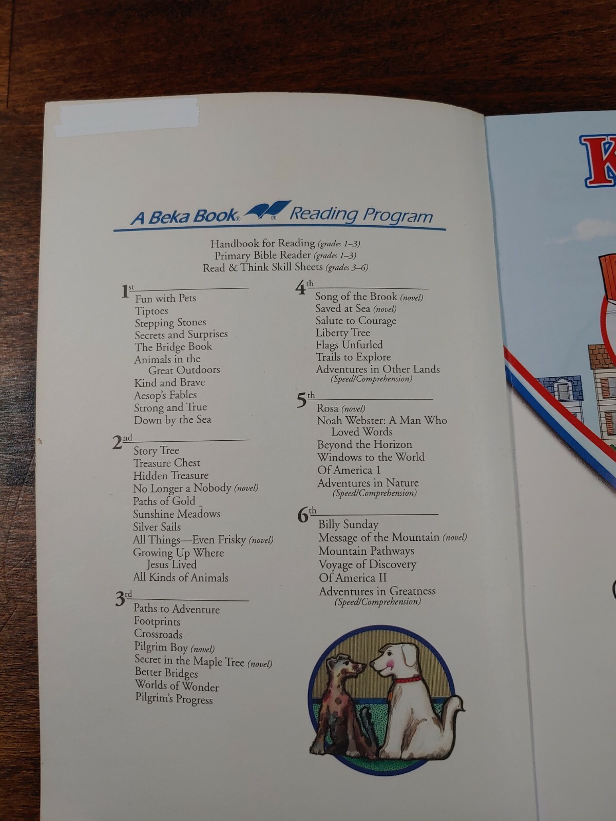 Abeka 1st Grade Reader « Kind and Brave » Fourth Edition 1.7