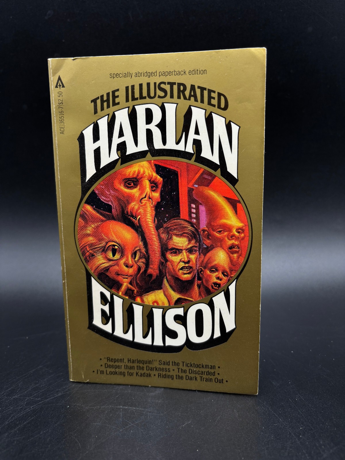 Harlan Ellison THE ILLUSTRATED HARLAN ELLISON vintage 1980 1st prtg PB