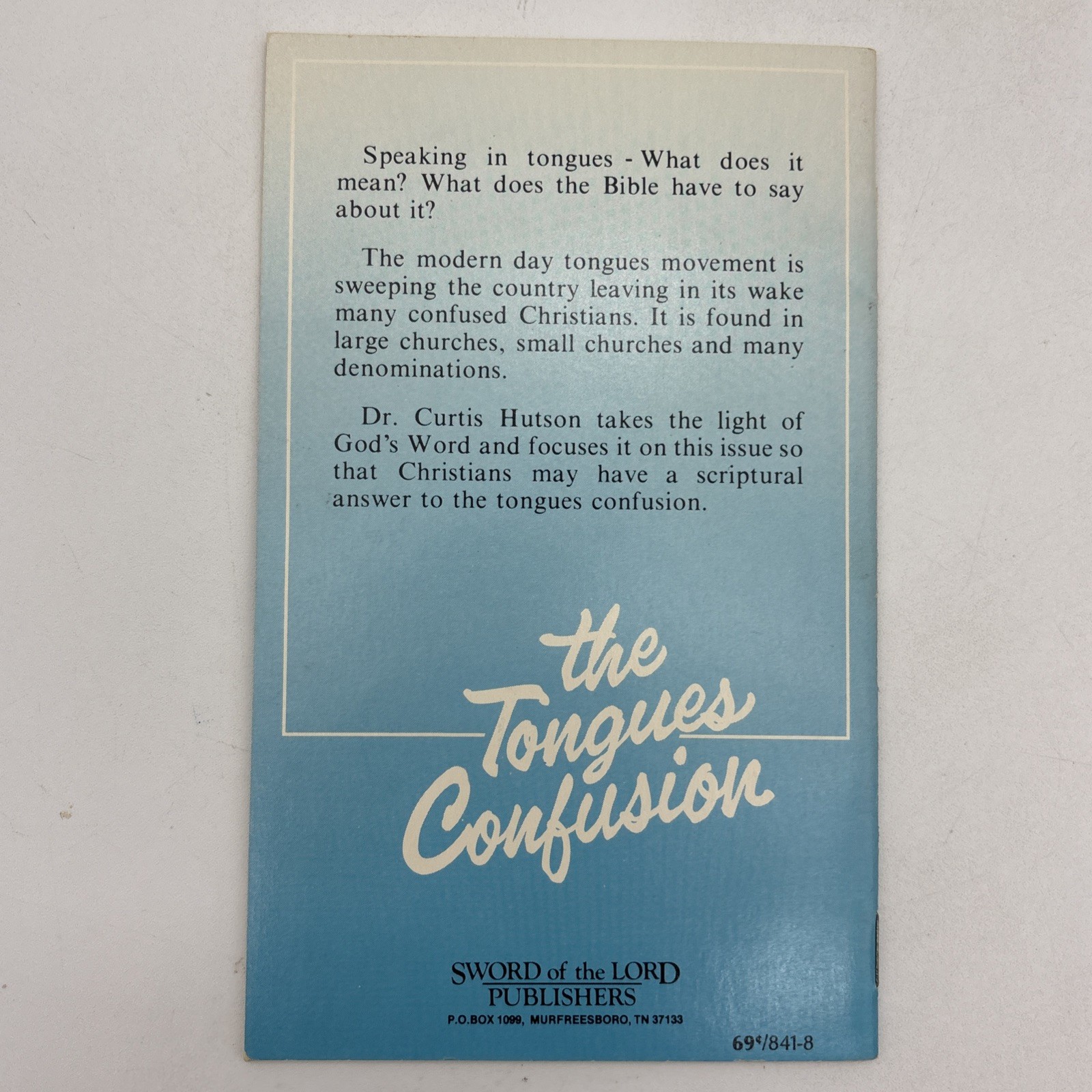 Sword Of The Lord Christian Booklets Lot Of 6 Curtis Hutson, John R. Rice, Ect.