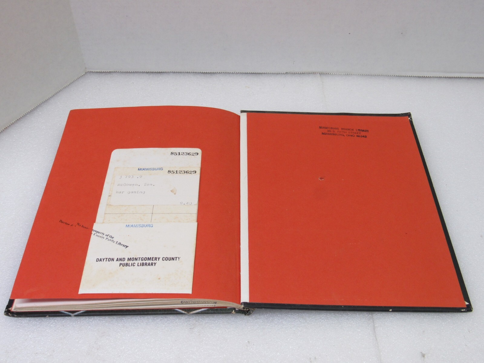 War Gaming by Tom McGowen Franklin Watts First Book 1985 Hard Cover