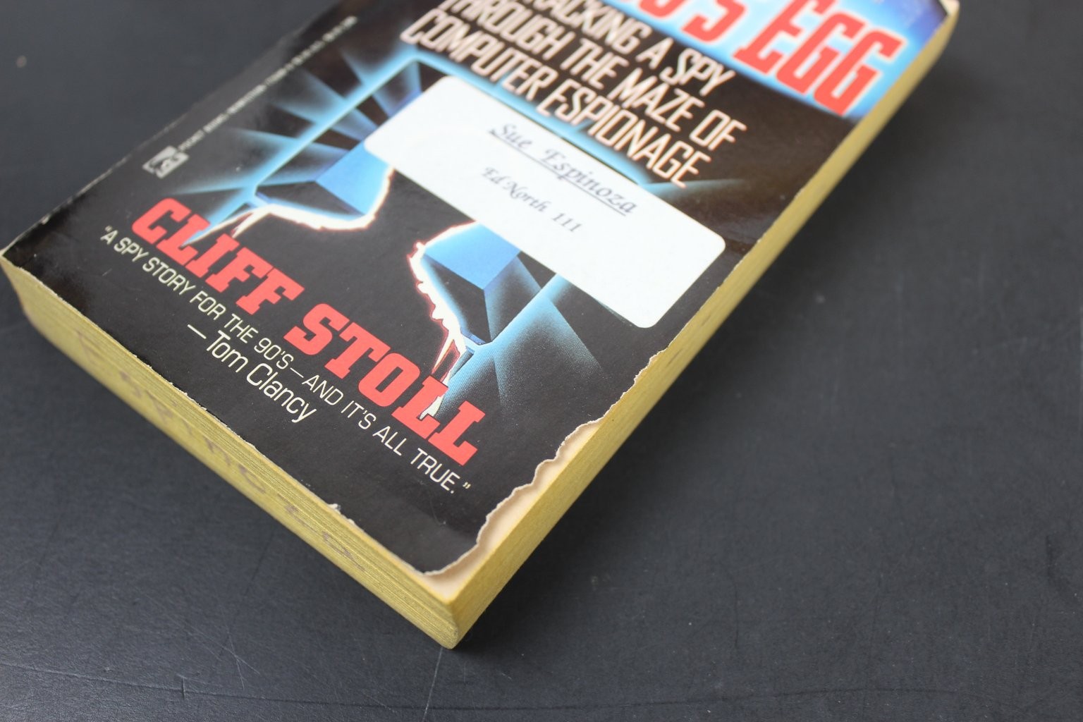 The Cuckoo&rsquo;s Egg Cliff Stoll 1990 1st Pocket Books Printing Computer Espionage