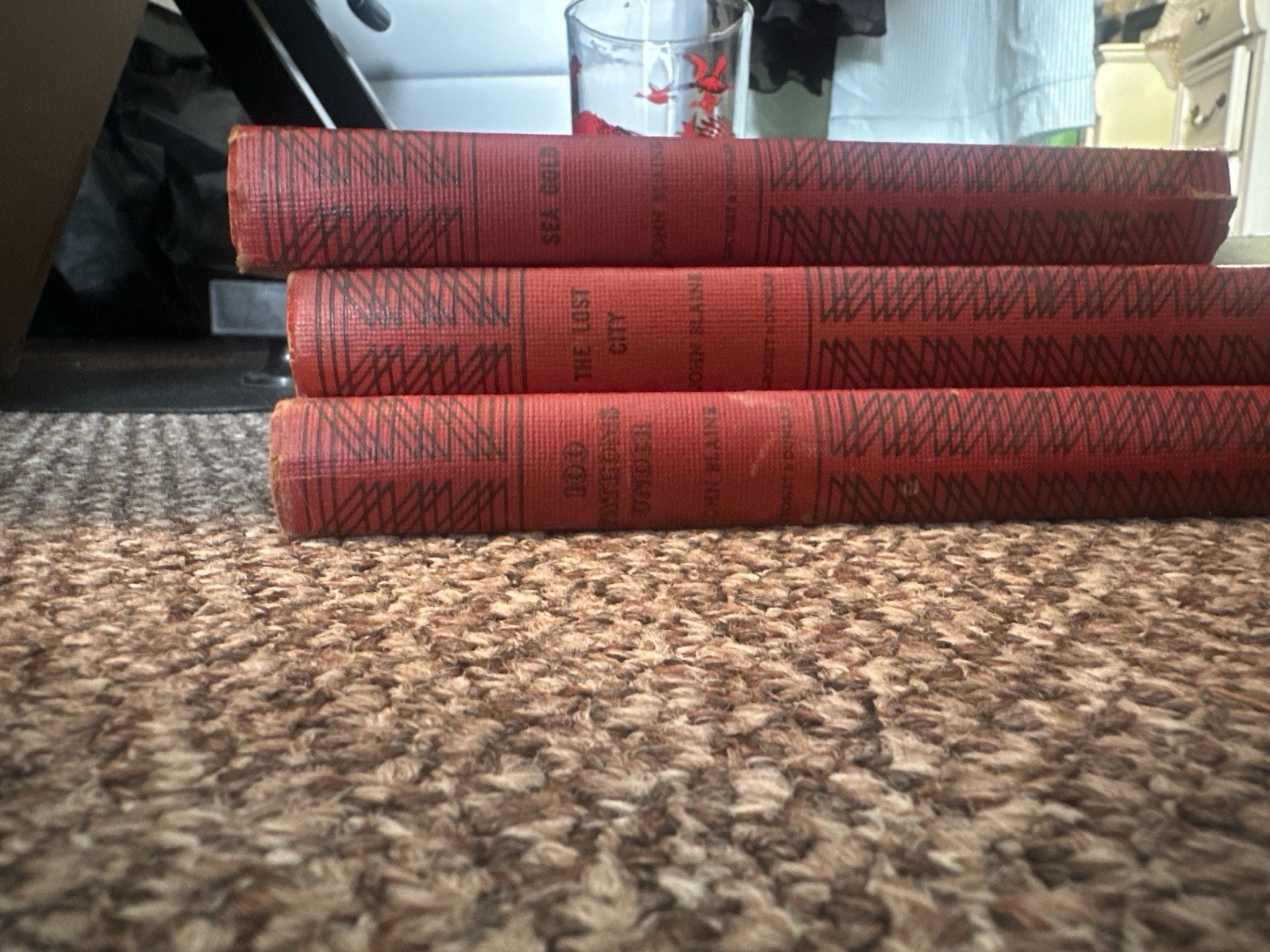 John Blaine Rick Brant set of 3 Sea Gold Hardcover Illustrated 1947 Grosset