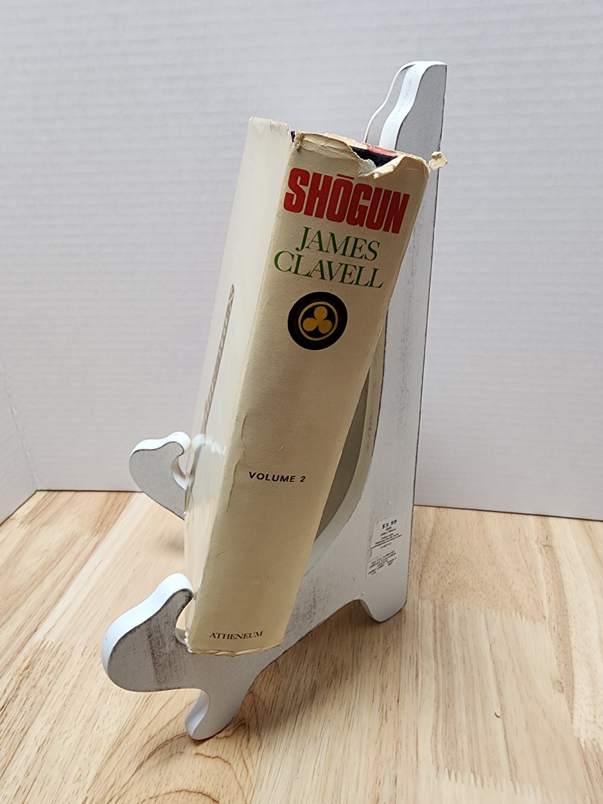 James Clavell Shogun Paperback Illustrated Book Club Ed Vol 2 Atheneum 1975