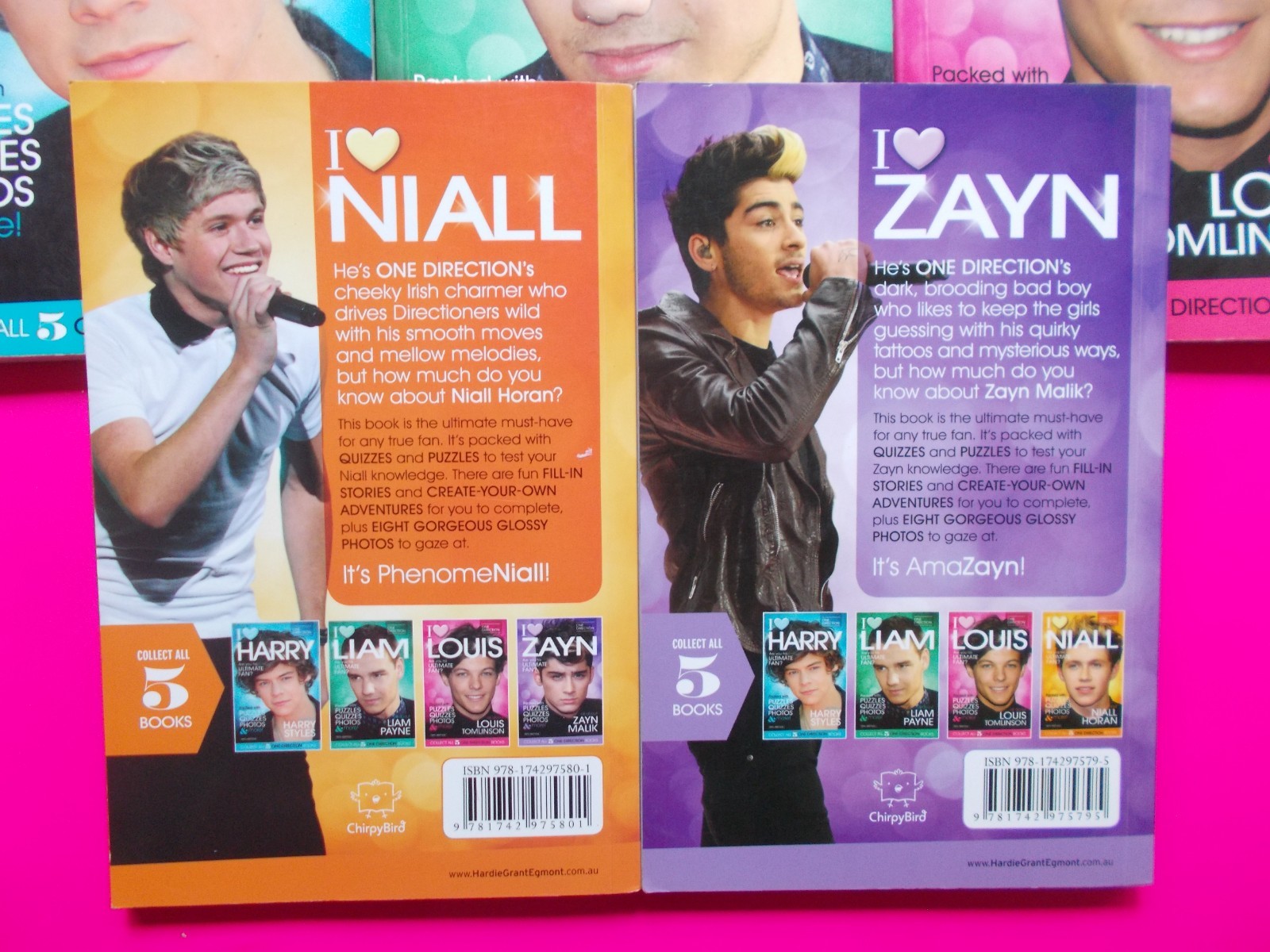 One Direction Are You the Ultimate Fan? Set of 5 Puzzles Quizzes Photos & More