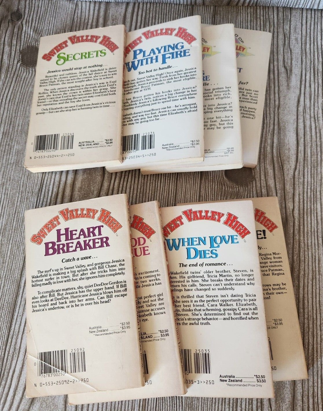1990&rsquo;s Sweet Valley High Books BUILD YOUR COLLECTION Francine Pascal Paperback
