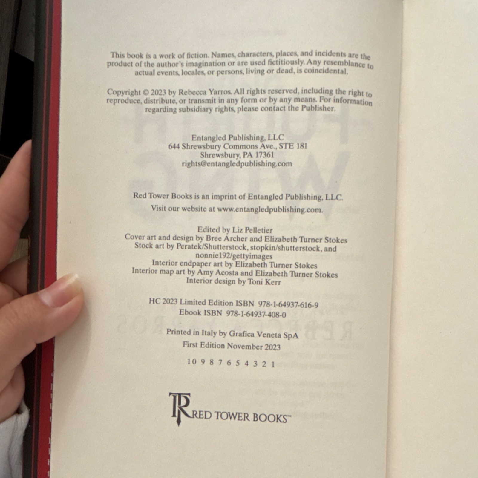 Fourth Wing (Special Edition) by Rebecca Yarros HC 2023 Empyrean Ser. 1st Ed.