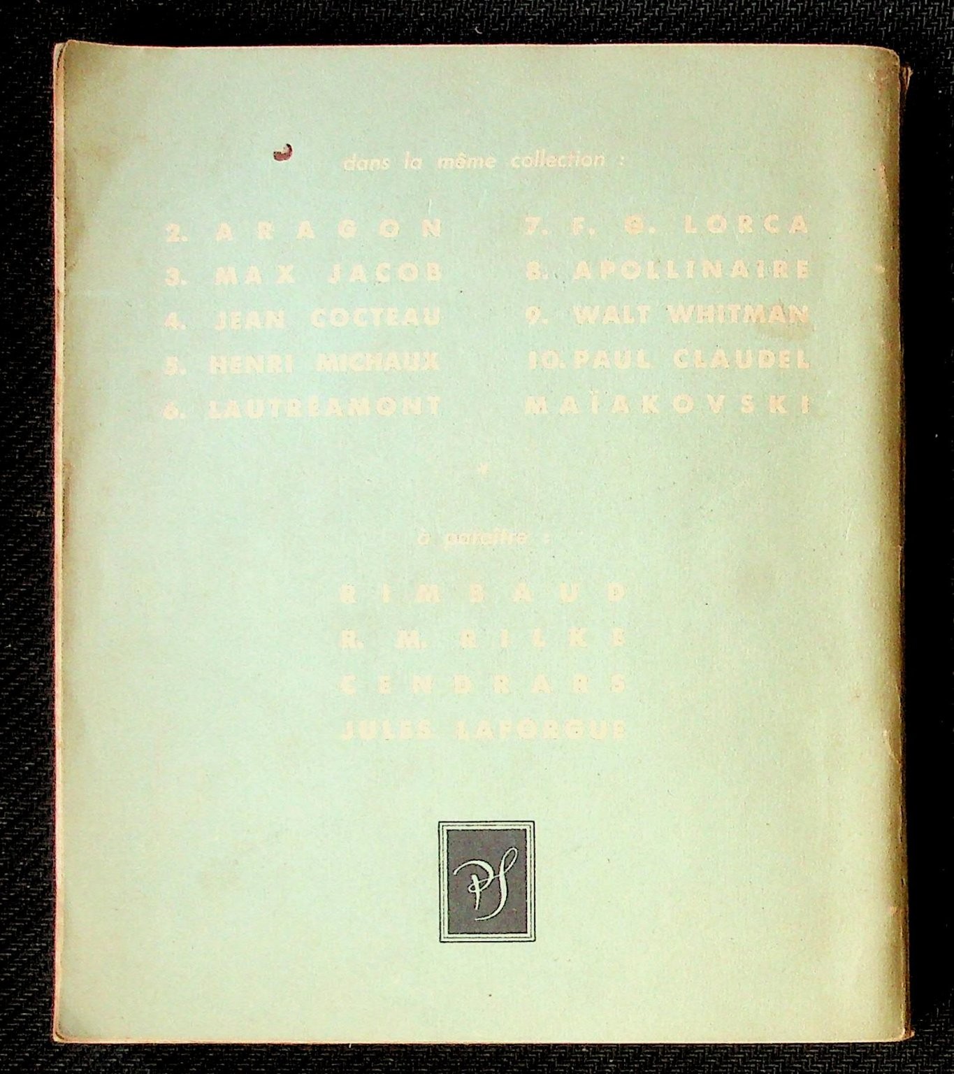 Paul Eluard by Louis Parrot Pierre Seghers Poetes d&rsquo;Aujourd&rsquo;hui 1 Poetry French