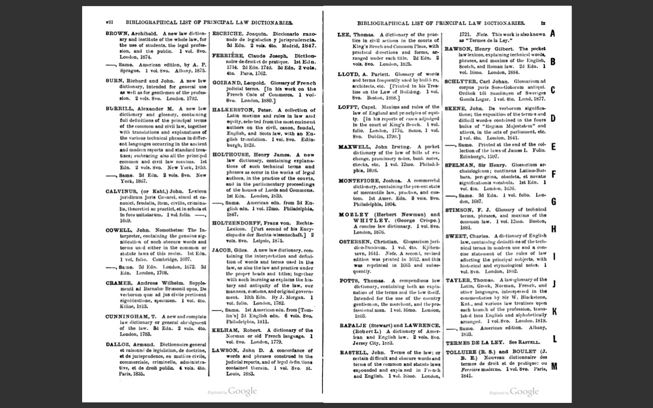 BLACK&rsquo;S LAW DICTIONARY, 1st Edition 1891 and 2nd Edition 1910 Law Book on CD-ROM