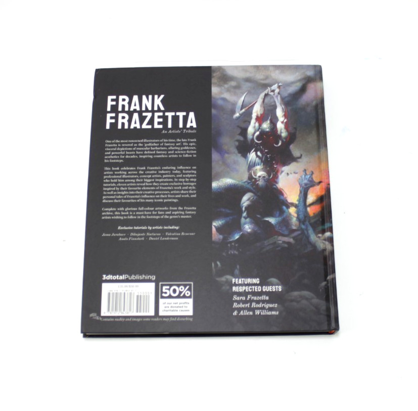 Frank Frazetta An Artists Tribute 2023 3dtotal Publishing Hardcover | VERY GOOD