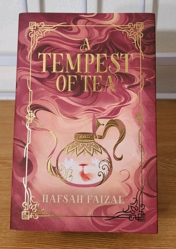A TEMPEST OF TEA BY HAFSAH FAIZAL FAIRYLOOT EDITION SPRAYED EDGES