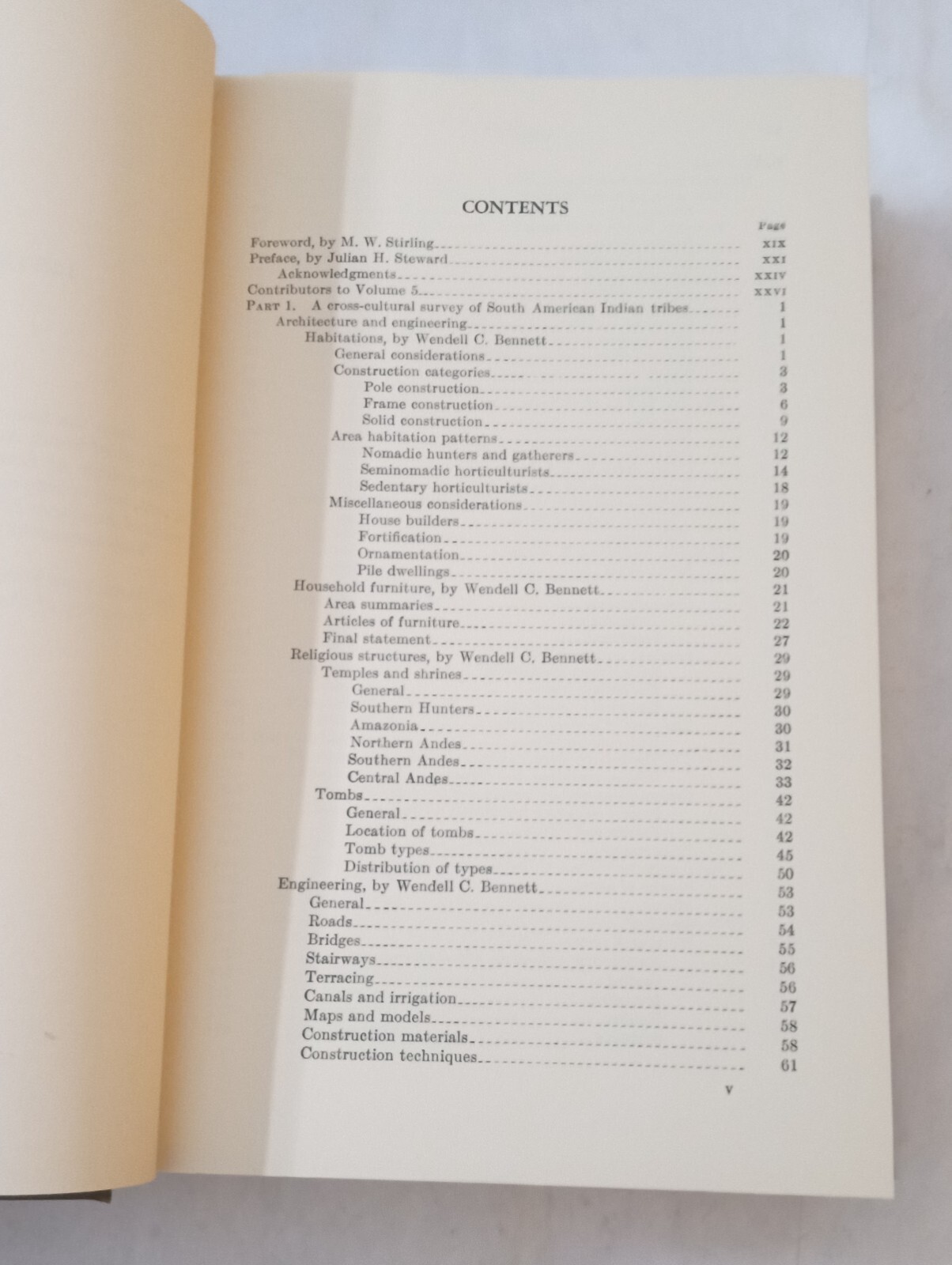 The Comparative Ethnology of South American Indians 1949 Hardcover