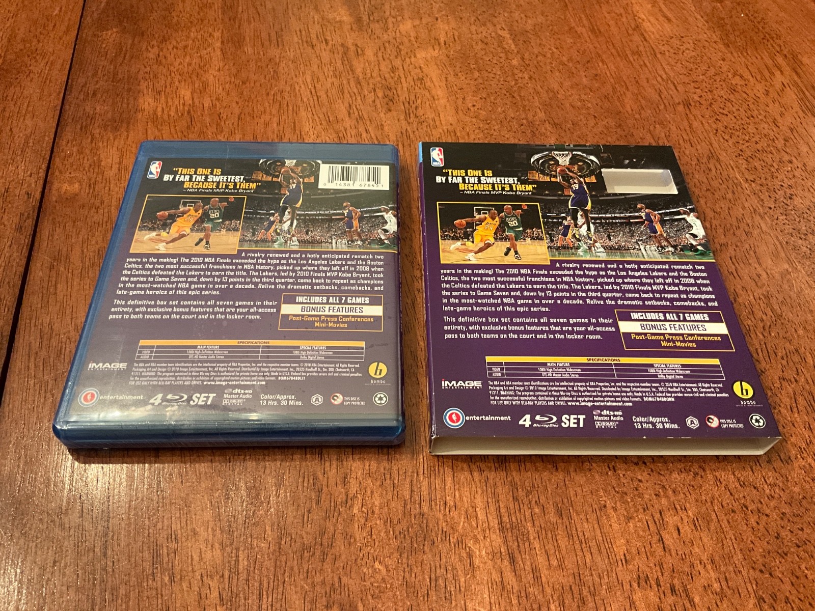 Los Angeles Lakers: 2010 NBA Finals Series (Collector&rsquo;s Edition) Blu-ray – NEW