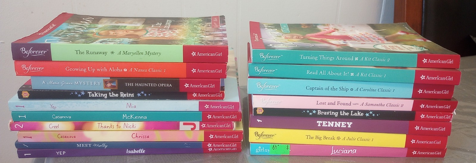 AMERICAN GIRL Books Various Titles and Authors LOT OF 18 SEE TITLES IN PICTURES