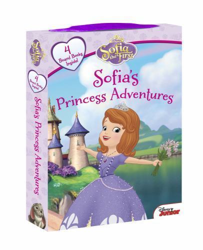 Sofia the First Sofia&rsquo;s Princess Adventures: Board Book Boxed Set VG free shpg