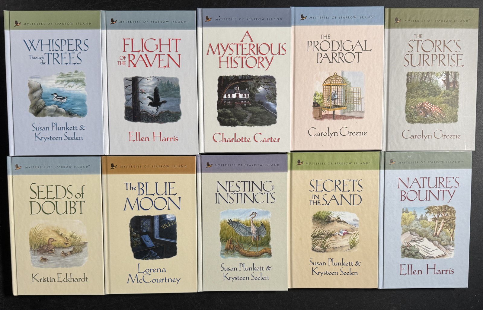 Near Complete Series Set Guideposts MYSTERIES OF SPARROW ISLAND Lot 25 of 27