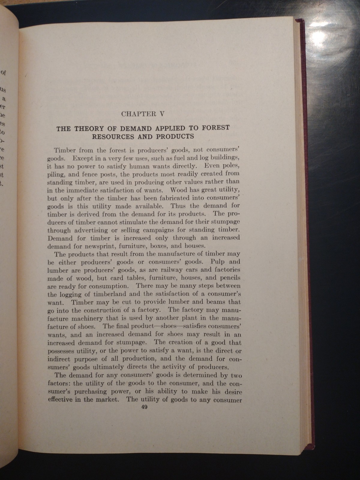 Economics of Private Forestry. Ralph W. Marquis, Ph. D. 1939. HC (Resources)