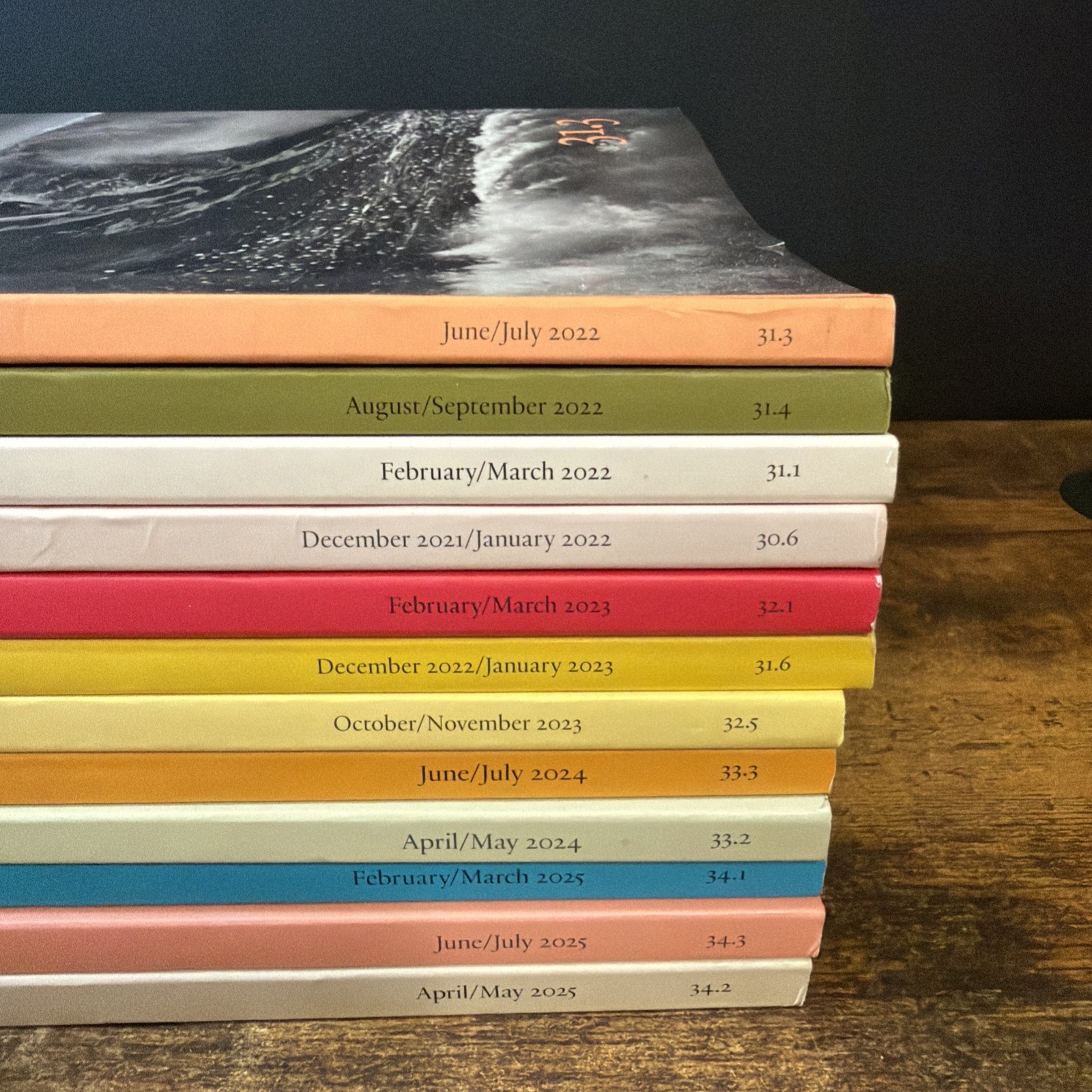 Lot of 12 The Surfer’s Journal from Volumes 31-34 (2022-2025) Bundle Mixed Set