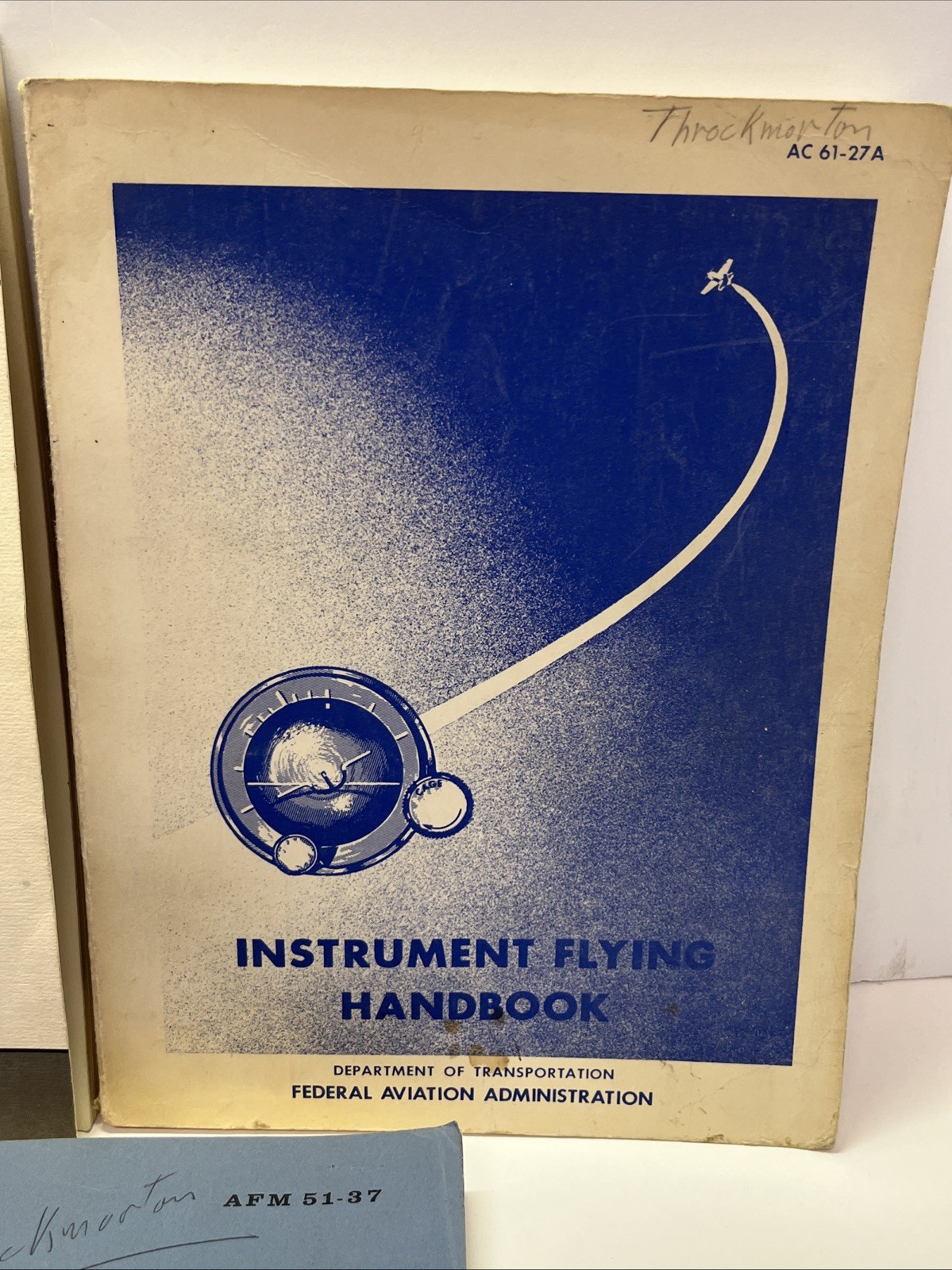Insterment Flying Avition Airplane Techniques Book lot 60s -70s
