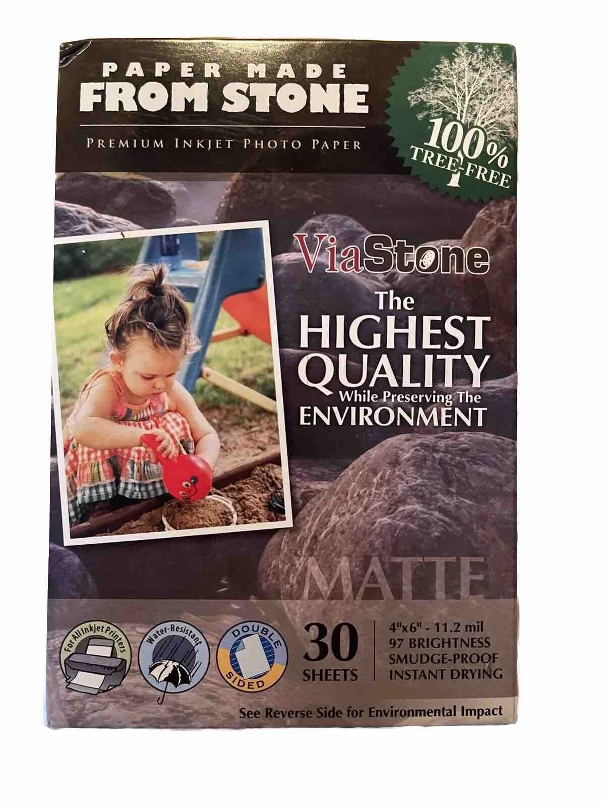 60 Sheets Eco Friendly Premium Inkjet 4&Prime; x 6&Prime; Photo Paper Matte Finish (2 PACK)