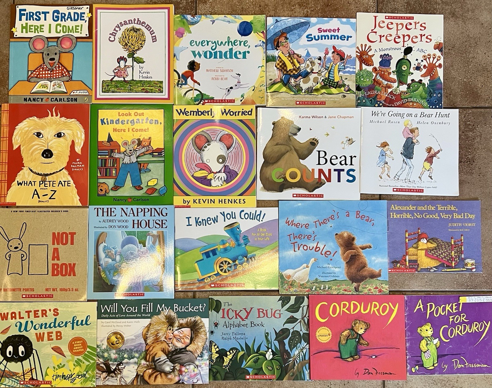 Lot Of 20 Children&rsquo;s Books #105 Back To School Read Alouds – K-2 Classroom Book