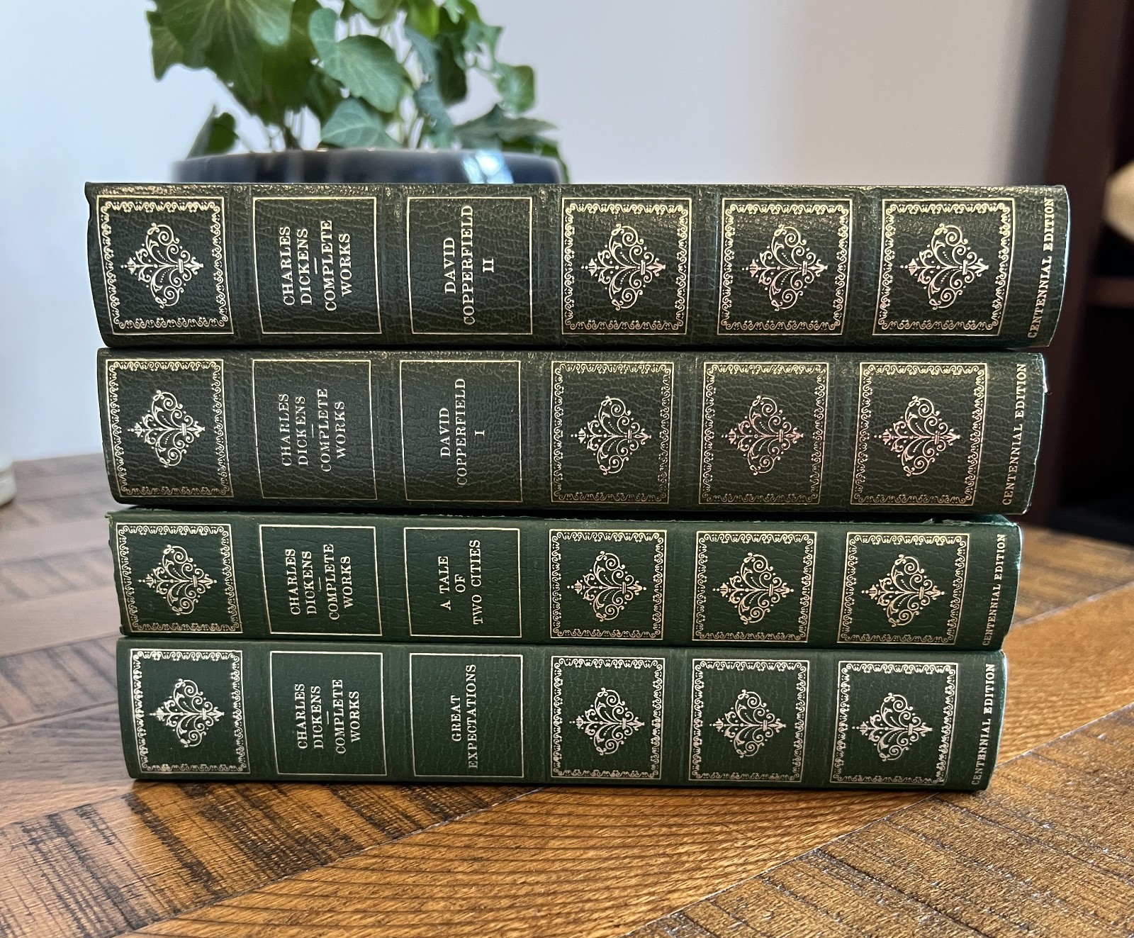 Charles Dickens Complete Works, 4 volumes of Heron Book Collection (HC, c1970)